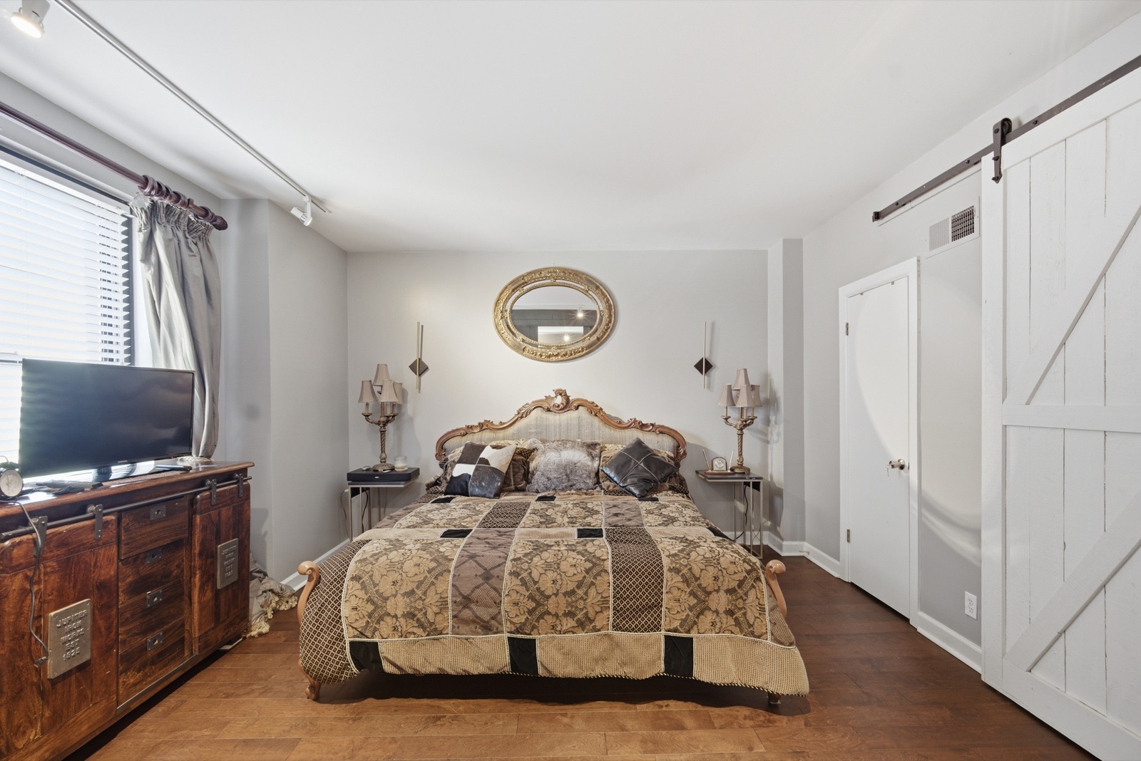 Bedroom with window light