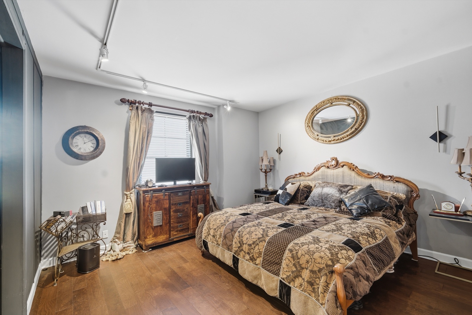 Bedroom toward the window